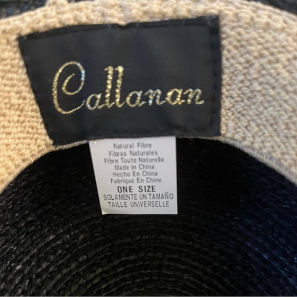 Vintage straw hat with ribbon, circa 1990 - Picture 5 of 5